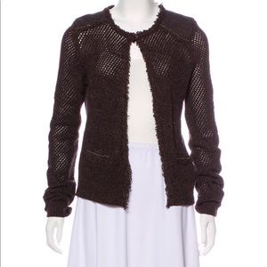 Vintage Vanessa Bruno Athe burgundy cardigan